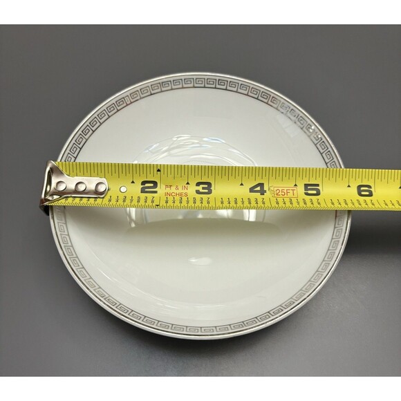 Noritake China Silver Key #5941  Berry Bowls Set Of 3 Fruit/Dessert/Ice Cream - Picture 6 of 9